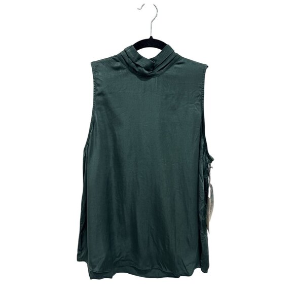 NINE BRITTON Women Green Blouse MEDIUM - Picture 1 of 4